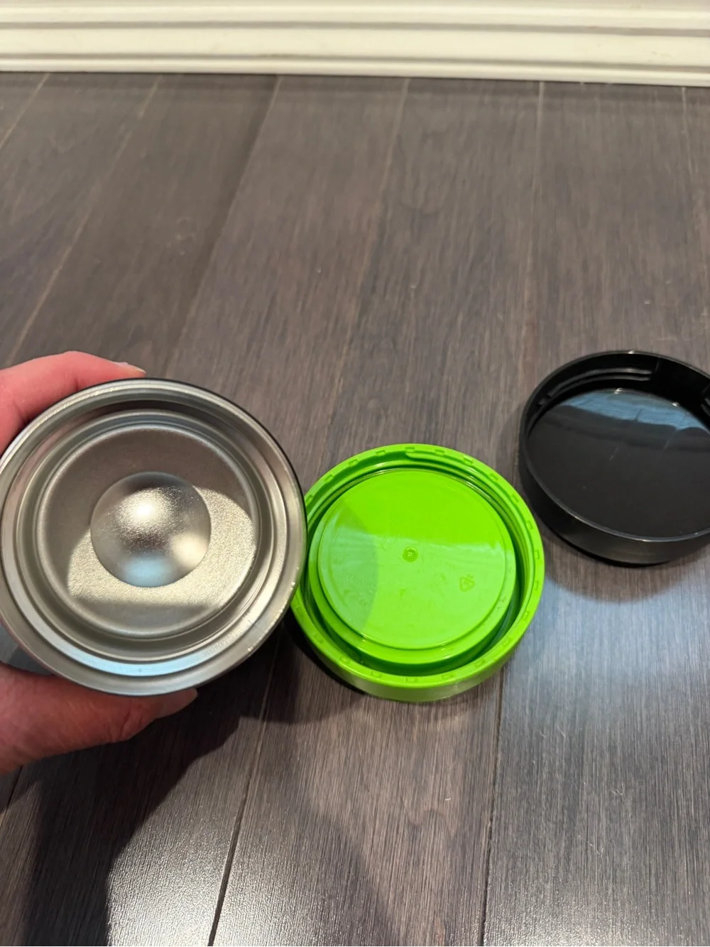 Thermos Black and Lime Green Kids Food Jar with Space Graphics Lunch Container